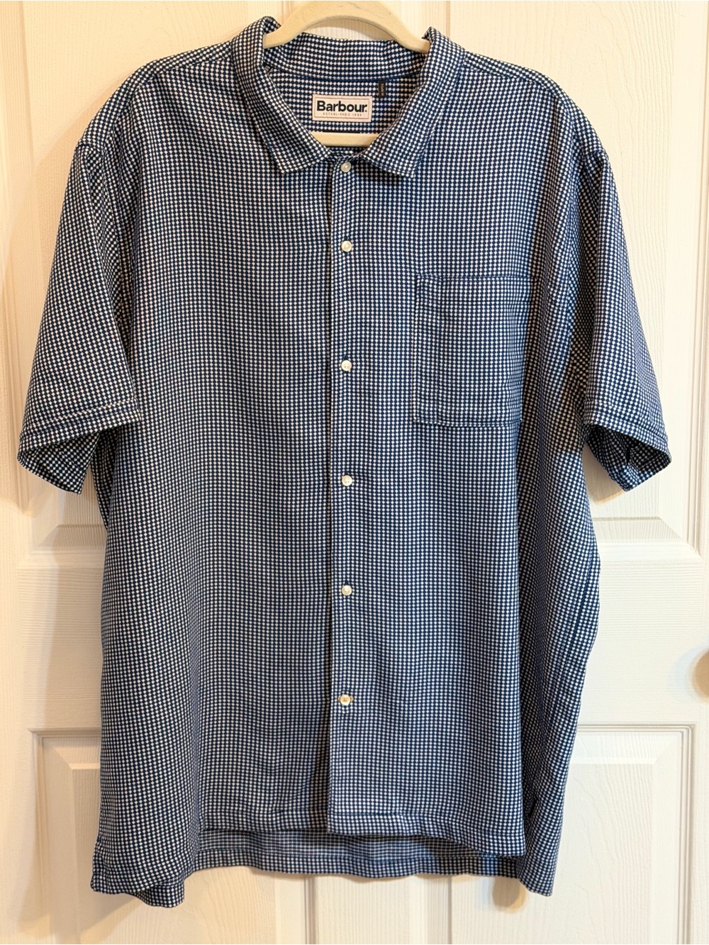 Men’s Barbour Short-Sleeve Button-Down Shirt
